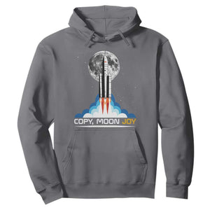 Copy Moon Joy Hoodie Rocket Launch Full Moon TS14 Charcoal Print Your Wear