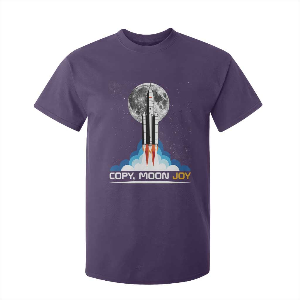 Copy Moon Joy T Shirt For Kid Rocket Launch Full Moon TS14 Purple Print Your Wear