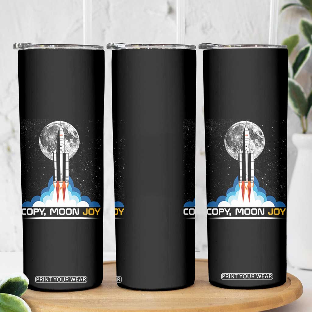 Copy Moon Joy Skinny Tumbler Rocket Launch Full Moon TS14 Print Your Wear