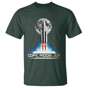 Copy Moon Joy T Shirt Rocket Launch Full Moon TS14 Dark Forest Green Print Your Wear