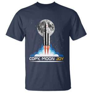 Copy Moon Joy T Shirt Rocket Launch Full Moon TS14 Navy Print Your Wear