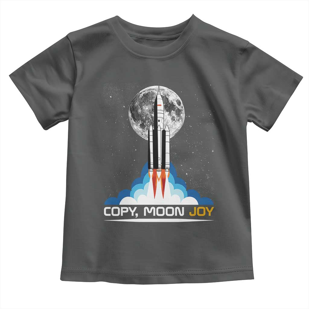 Copy Moon Joy Toddler T Shirt Rocket Launch Full Moon TS14 Dark Heather Print Your Wear