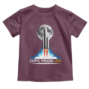 Copy Moon Joy Toddler T Shirt Rocket Launch Full Moon TS14 Maroon Print Your Wear