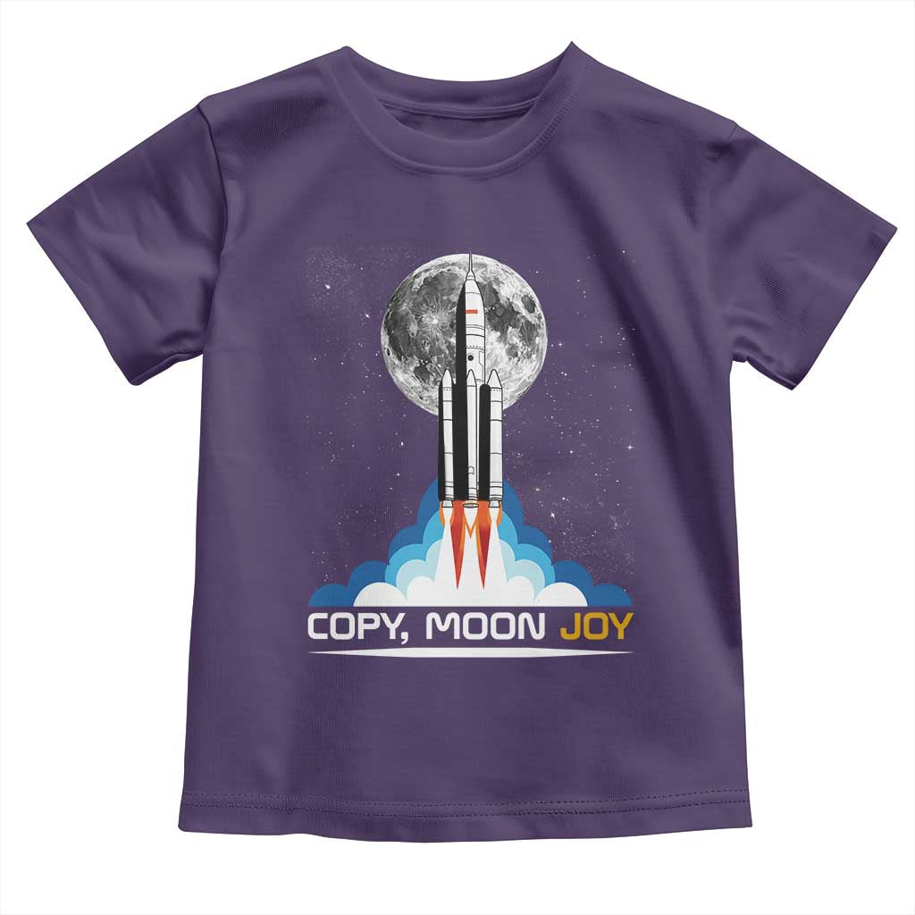 Copy Moon Joy Toddler T Shirt Rocket Launch Full Moon TS14 Purple Print Your Wear