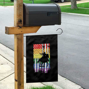 Rodeo Gay Cowboy Western LGBTQ Rainbow Flag Garden Flag TS14 Print Your Wear