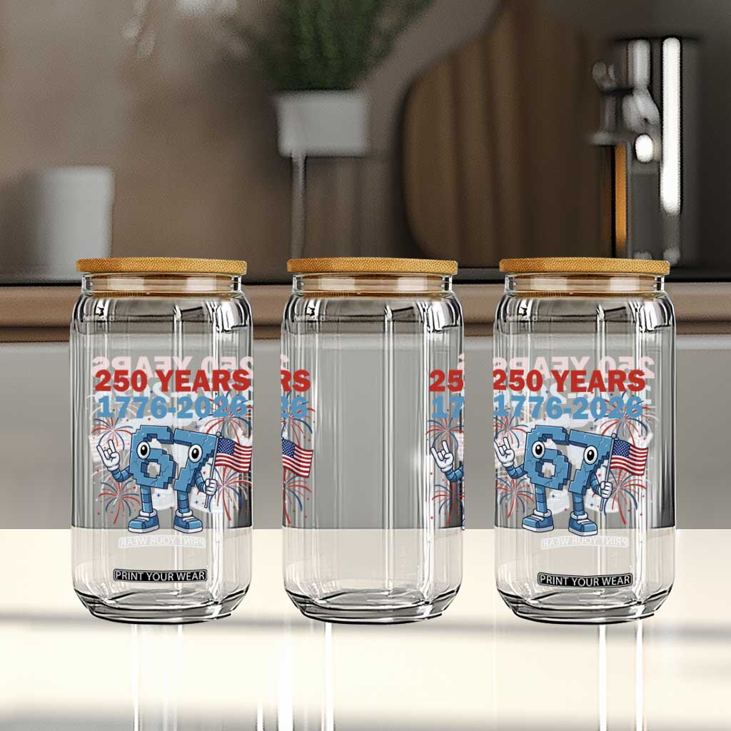 250th America Anniversary Glass Can Funny Italian Brainrot Meme 4th of July TS14 Print Your Wear