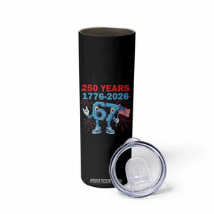 250th America Anniversary Skinny Tumbler Funny Italian Brainrot Meme 4th of July TS14 Print Your Wear