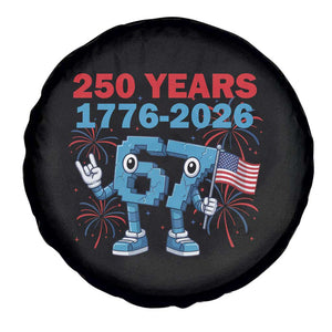 250th America Anniversary Spare Tire Cover Funny Italian Brainrot Meme 4th of July TS14 Print Your Wear