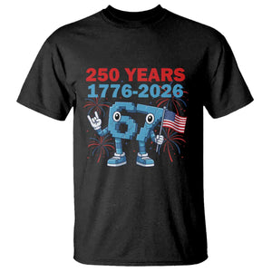 250th America Anniversary T Shirt Funny Italian Brainrot Meme 4th of July TS14 Black Print Your Wear