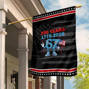 250th America Anniversary Patriotic Garden Flag Funny Italian Brainrot Meme 4th of July