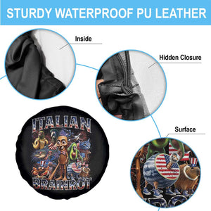 Funny Italian Brainrot Meme 4th of July Spare Tire Cover TS14 Print Your Wear