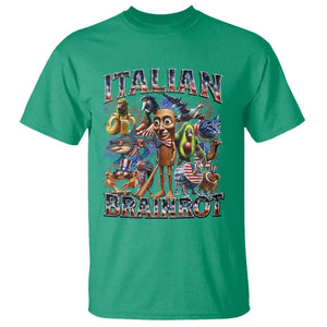 Funny Italian Brainrot Meme 4th of July T Shirt TS14 Irish Green Print Your Wear