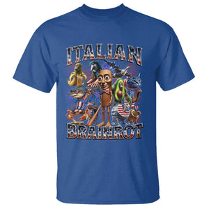 Funny Italian Brainrot Meme 4th of July T Shirt TS14 Royal Blue Print Your Wear