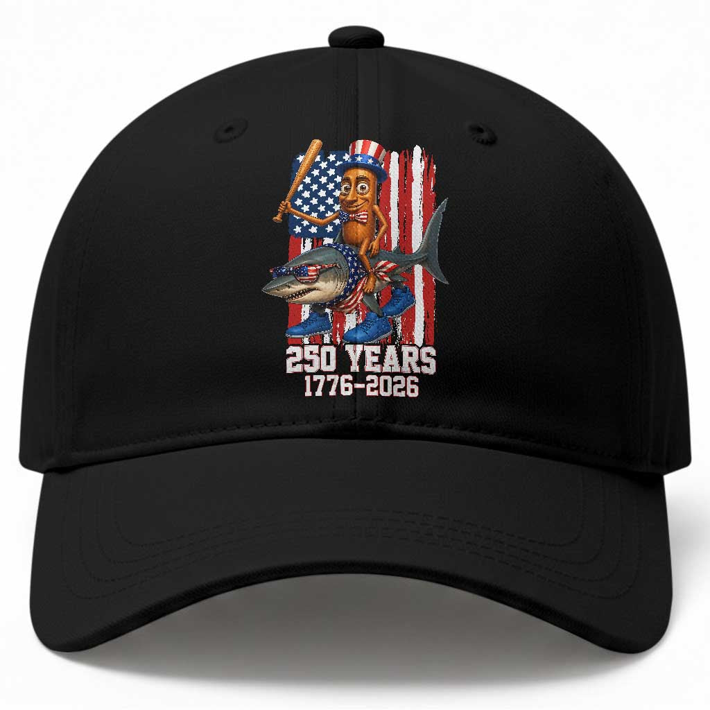 250th America Anniversary Baseball Cap Funny Tung Tung Tung Sahur Tralalero Tralala 4th of July