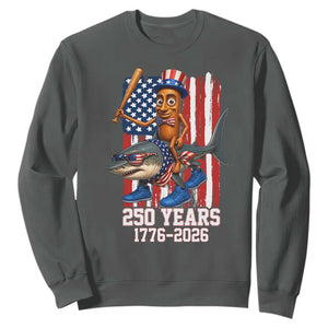 250th America Anniversary Sweatshirt Funny Tung Tung Tung Sahur Tralalero Tralala 4th of July