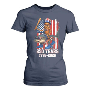 250th America Anniversary T Shirt For Women Funny Tung Tung Tung Sahur Tralalero Tralala 4th of July