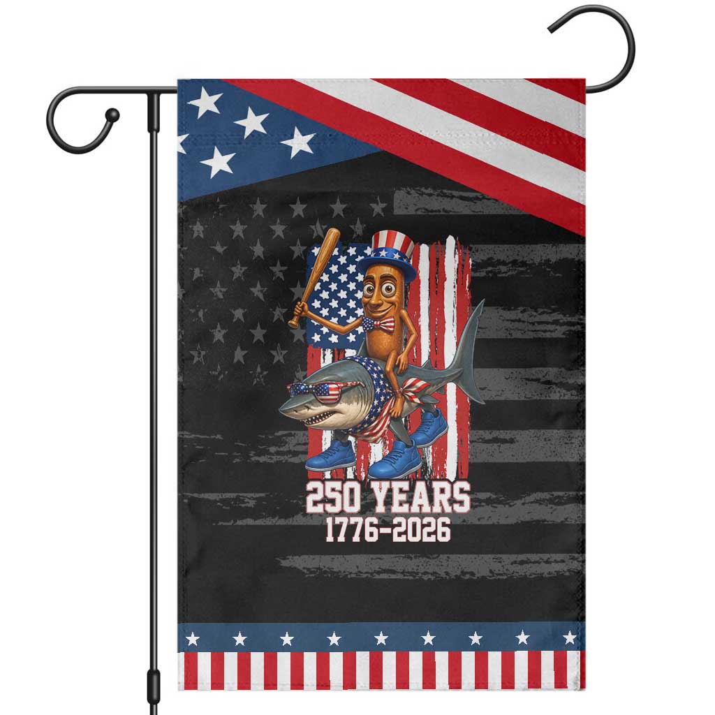 250th America Anniversary Patriotic Garden Flag Funny Tung Tung Tung Sahur Tralalero Tralala 4th of July