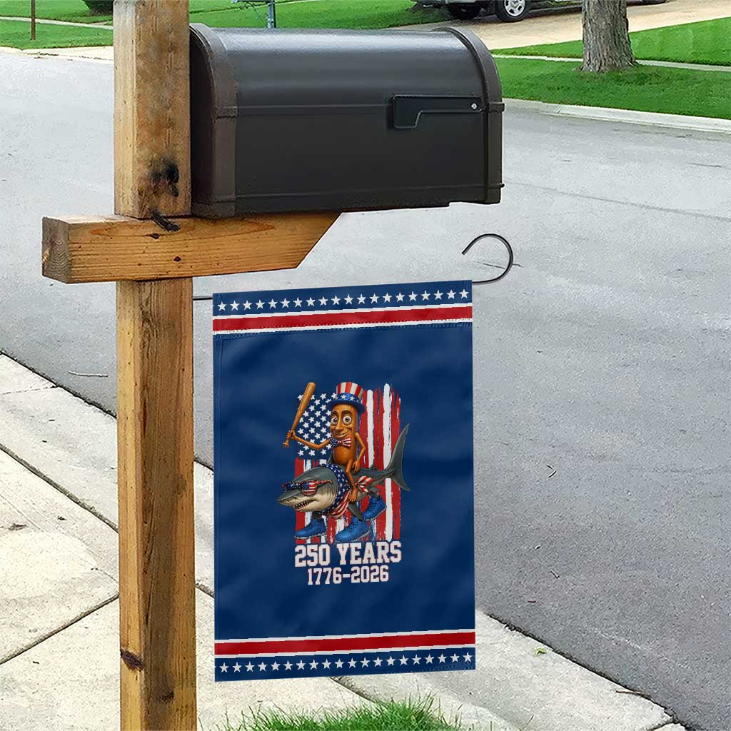 250th America Anniversary Patriotic Garden Flag Funny Tung Tung Tung Sahur Tralalero Tralala 4th of July