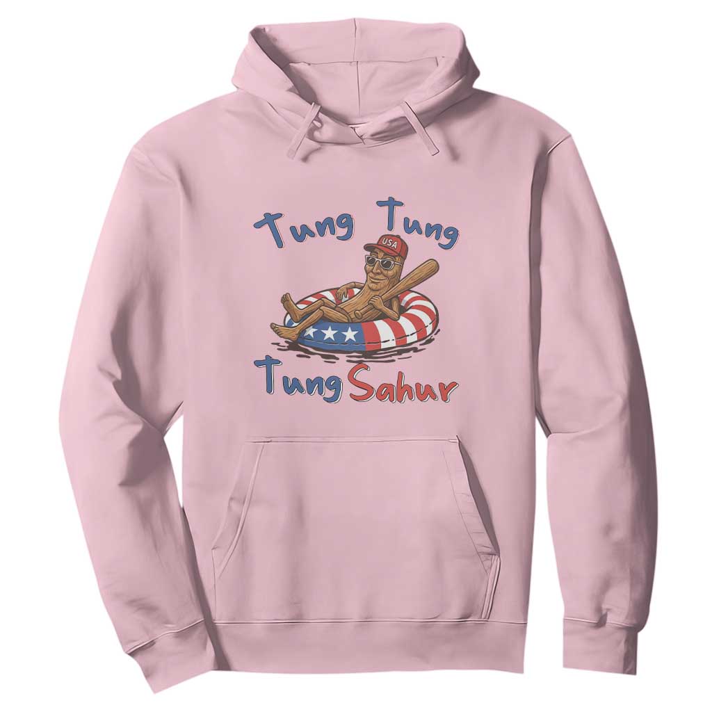 Tung Tung Tung Sahur Italian Brainrot 4th of July Hoodie