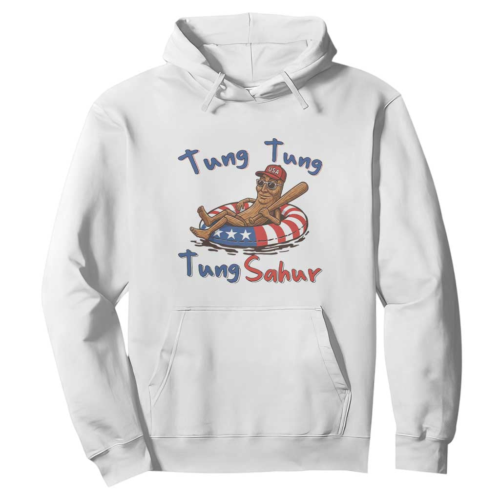 Tung Tung Tung Sahur Italian Brainrot 4th of July Hoodie