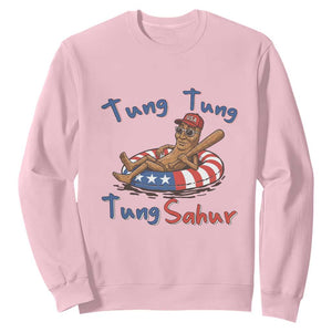 Tung Tung Tung Sahur Italian Brainrot 4th of July Sweatshirt