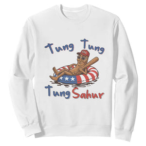 Tung Tung Tung Sahur Italian Brainrot 4th of July Sweatshirt