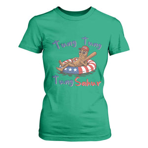 Tung Tung Tung Sahur Italian Brainrot 4th of July T Shirt For Women