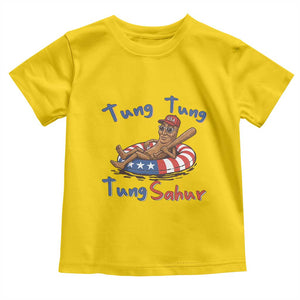 Tung Tung Tung Sahur Italian Brainrot 4th of July Toddler T Shirt