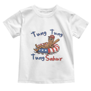 Tung Tung Tung Sahur Italian Brainrot 4th of July Toddler T Shirt