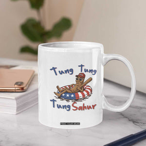 Tung Tung Tung Sahur Italian Brainrot 4th of July Coffee Mug