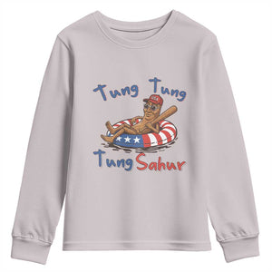 Tung Tung Tung Sahur Italian Brainrot 4th of July Youth Sweatshirt