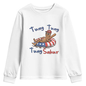 Tung Tung Tung Sahur Italian Brainrot 4th of July Youth Sweatshirt