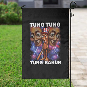 Tung Tung Sahur Italian Brainrot 4th Of July Meme Garden Flag TS14 Print Your Wear