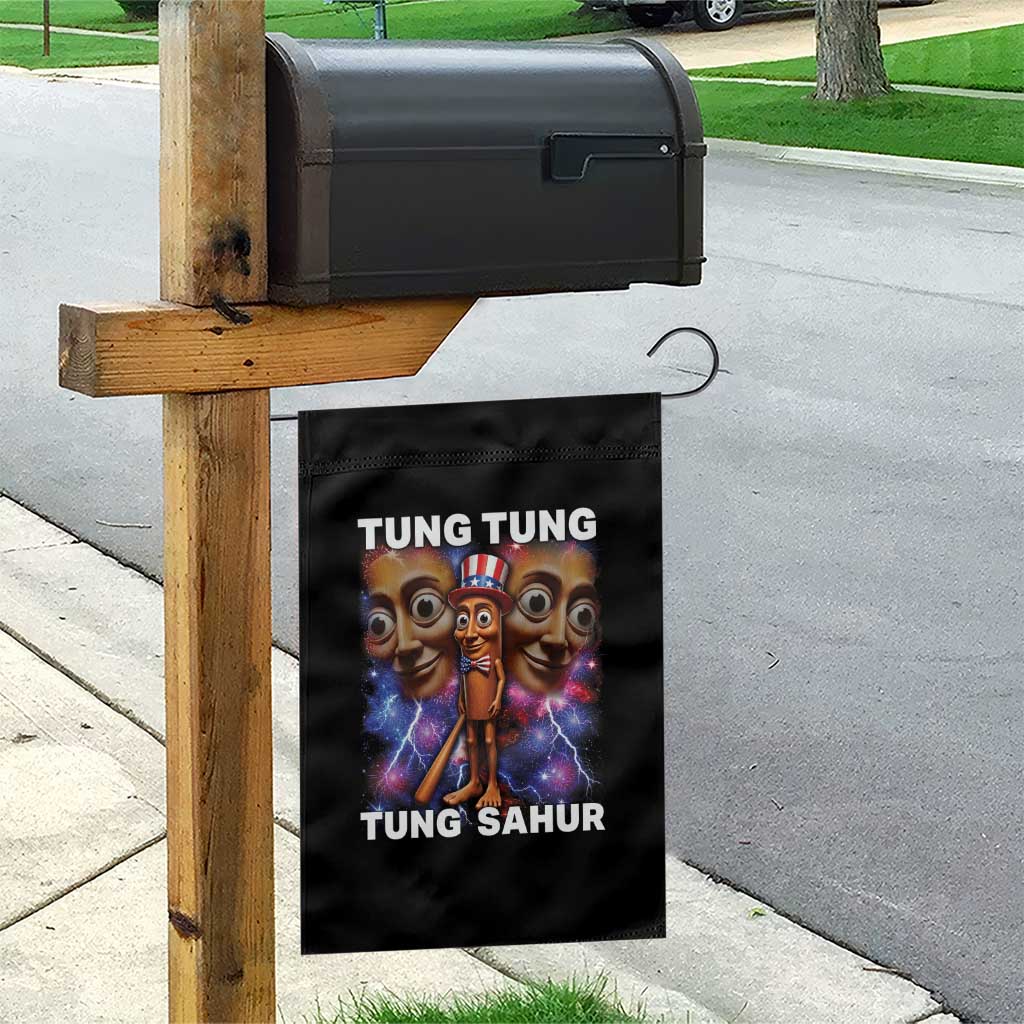 Tung Tung Sahur Italian Brainrot 4th Of July Meme Garden Flag TS14 Print Your Wear