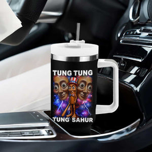 Tung Tung Sahur Italian Brainrot 4th Of July Meme Tumbler With Handle TS14 Print Your Wear