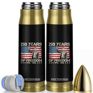 America 250 Years Bullet Tumbler Charlie Kirk American Flag Freedom TS14 Black Print Your Wear