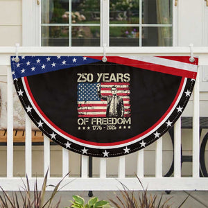 America 250 Years Patriotic Fan Flag Charlie Kirk American Flag Freedom