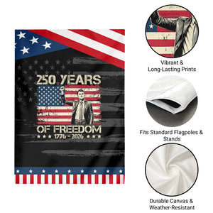America 250 Years Patriotic Garden Flag Charlie Kirk American Flag Freedom TS14 Print Your Wear