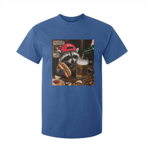 Patriotic USA Raccoon Drinking Beer T Shirt For Kid 4th of July Meme