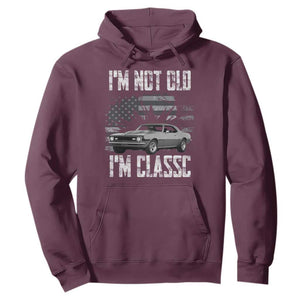 I'm Not Old I'm Classic Hoodie Retro American Muscle Car Classic USA