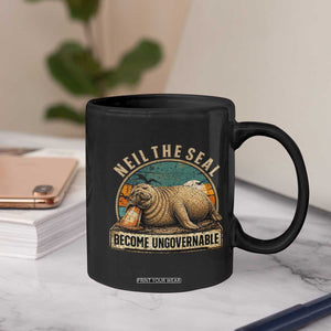 Neil The Seal Become Ungovernable Coffee Mug Funny Elephant Seal Meme TS14 Print Your Wear