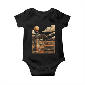 Highway 66 Classic Gas Pump Desert Classic Pickup Truck Car Lover Baby Onesie TS14 Black Print Your Wear