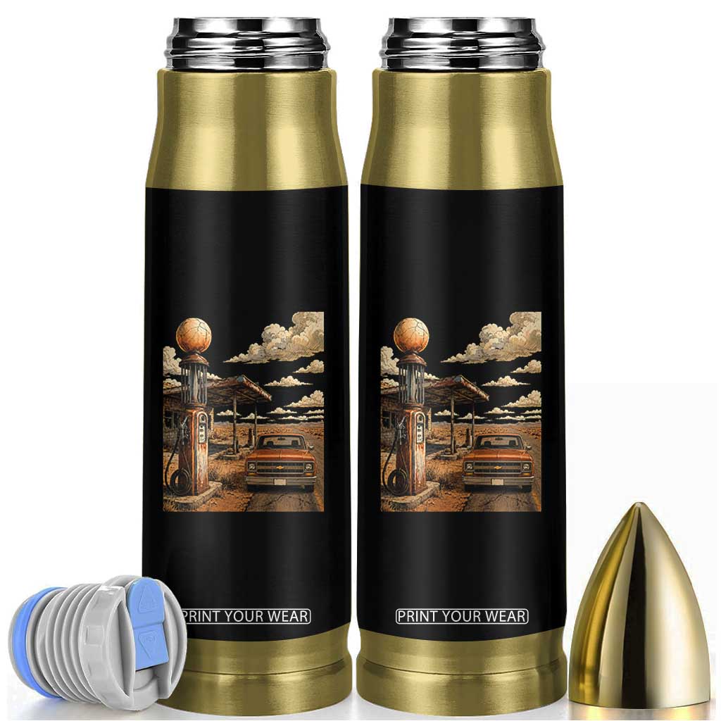 Highway 66 Classic Gas Pump Desert Classic Pickup Truck Car Lover Bullet Tumbler TS14 Black Print Your Wear