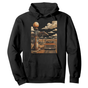 Highway 66 Classic Gas Pump Desert Classic Pickup Truck Car Lover Hoodie TS14 Black Print Your Wear