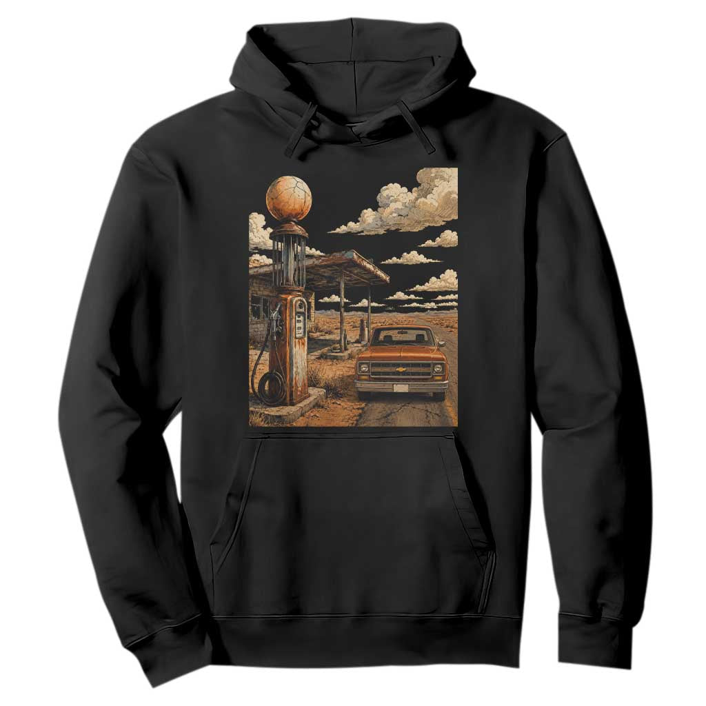 Route Highway 66 Classic Gas Pump Desert Classic Pickup Truck Car Lover Hoodie TS14 Black Print Your Wear