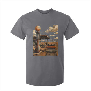 Highway 66 Classic Gas Pump Desert Classic Pickup Truck Car Lover T Shirt For Kid TS14 Charcoal Print Your Wear