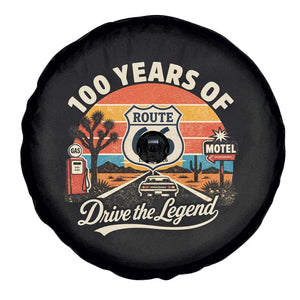 Vintage Highway 66 100th Anniversary 2026 Americana Road Trip Souvenir Spare Tire Cover TS14 Print Your Wear