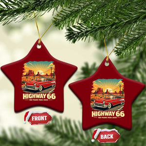 Vintage Highway 66 100th Anniversary Souvenir Ceramic Ornament TS14 Print Your Wear