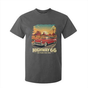 Vintage Highway 66 100th Anniversary Souvenir T Shirt For Kid TS14 Dark Heather Print Your Wear