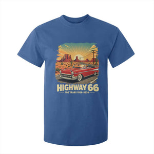 Vintage Highway 66 100th Anniversary Souvenir T Shirt For Kid TS14 Royal Blue Print Your Wear
